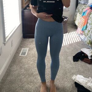 Heather Blue Gymshark Leggings size Medium